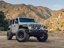 RockTrix RT105 17" Wheel Compatible with Jeep Wrangler JK JL 17x9 5x5 - Black - Like New
