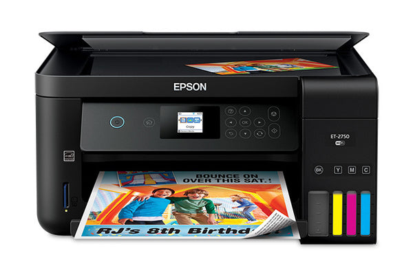 ESPON EXPRESSION ET-2750 ECOTANK ALL-IN-ONE SUPERTANK PRINTER - BLACK - Like New