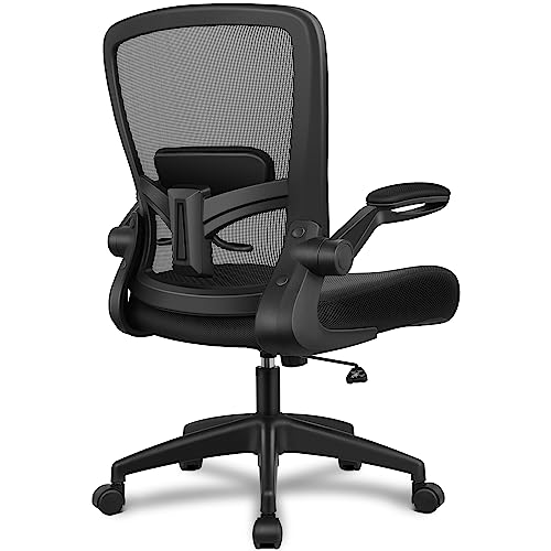 FELIXKING OFFICE ERGONOMIC DESK CHAIR BREATHABLE HIGH BACK LUMBAR SUPPORT BLACK - Like New