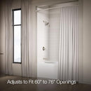 KOHLER K-9351-BN EXPANSE CURVED SHOWER ROD - Vibrant Brushed Nickel - Brand New