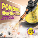STMWORLD Deep Cleaning Handheld Steam Cleaner, 1200W with 10 Tools - YELLOW - Like New