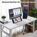 SMISEACOW PORTABLE MONITOR, LAPTOP SCREEN EXTENDER KWUMSY S2 TRIPLE - BLACK - Like New