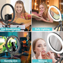 SENSYNE 12'' RING LIGHT WITH 50'' EXTENDABLE TRIPOD STAND - NATURE - Like New