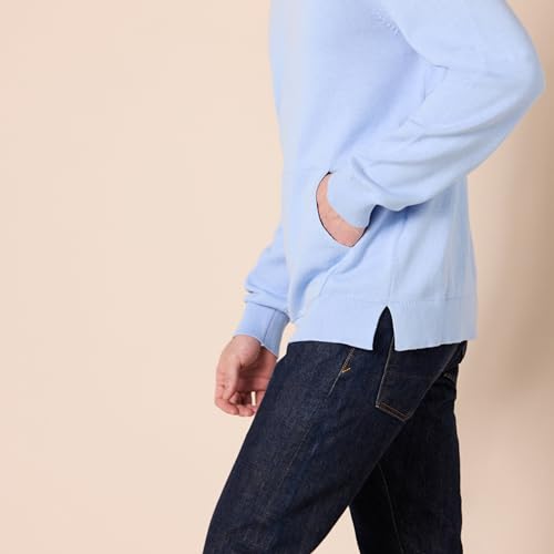 AEMN20310F24 Amazon Essentials Men's Relaxed Fit Hooded Sweatshirt Powder Blue M - Brand New