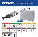 Dremel 8220-1/28 12-Volt Max Cordless Rotary Tool Kit- Engraver Sander - Gray Like New