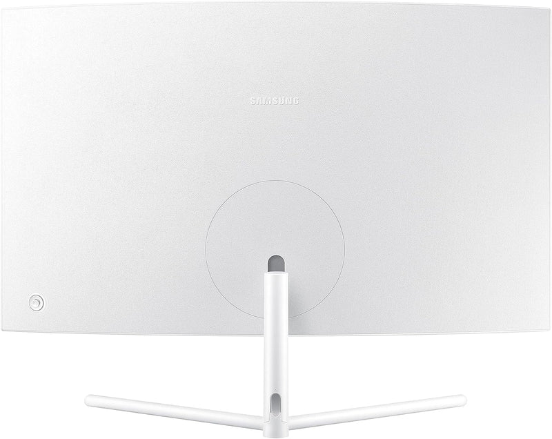 For Parts: SAMSUNG UR59 Series 32"4K UHD Curved Monitor LU32R591CWNXZA WHITE CRACKED SCREEN