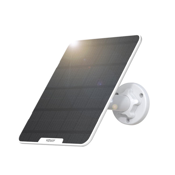 VIZIUUY 6W Solar Panel for Security Camera Outdoor, 5V Type C Solar Panel - Like New