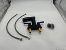 WATERSONG WATERFALL BATHROOM FAUCET 2 HANDLE 1 OR 3 HOLES VANITY - MATTE BLACK - Like New