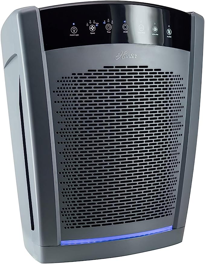 Hunter Multi-Room Whole Home Console Air Purifier HP800GR - GRAPHITE - Like New