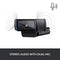 Logitech C920x HD Pro Webcam, 1080p/30fps Video Calling 960-001335 - Black - Like New