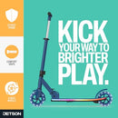 JETSON JUPITER KIDS 2-WHEEL LIGHT-UP KICK SCOOTER LED LIGHTS ON HANDLEBAR -BLUE - Like New