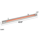 Infratech SL-3028 BL Slimline 63.5" Fixture 3000 Watt, 208 Volt, 3YR WTY - Brand New
