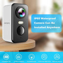 ZEEPORTE Security Camera Outdoor 1080P HD Wireless Rechargeable - Scratch & Dent