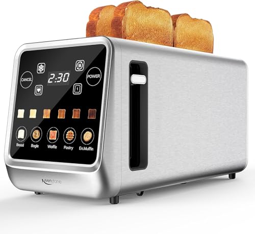 Keenstone Toaster 4 Slice, Digital Smart Toaster, Memory Function, TA7703-UL - Like New