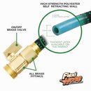 FLEXI HOSE WITH 8 FUNCTION, 150FT - LIGHTWEIGHT, NO-KINK, 3/4, FH-GHS-150-G - Like New