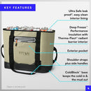 TITAN BY ARCTICZONE TITAN DEEP FREEZE 30 CAN INSULATED TOTE BAG GREEN - Brand New