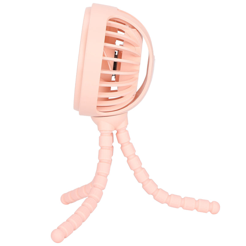 Handheld Portable Summer Cooling Fan GXZ‑F1012 PINK Like New