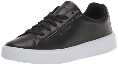 W26650 COLE HAAN WOMEN'S GRAND CROSSCOURT DAILY SNEAKER BLACK/WHITE SIZE 8 - Like New