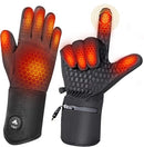 PBUKER HEATED GLOVES LINERS MEN/WOMEN-THIN ELECTRIC WARMING GLOVES,BK, 2XL - Like New