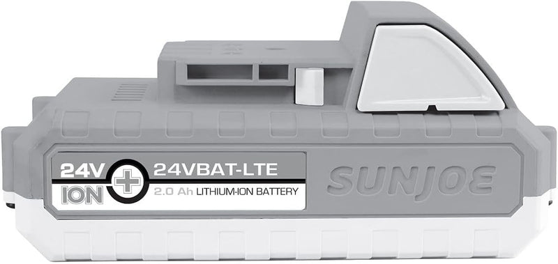 Snow Joe iON System Compatible 24 Volt 2.0-Ah EcoSharp Lithium-Ion Battery -Grey Like New