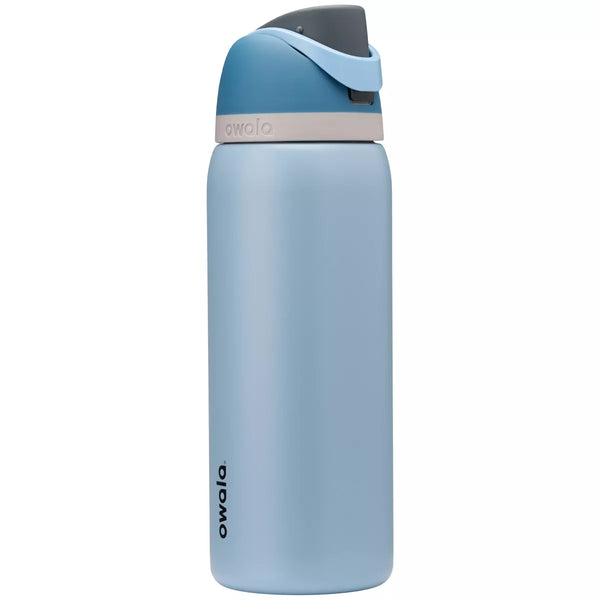 OWALA FREESIP 32 FL. OZ. BLUE BPA FREE WATER BOTTLE WITH SPOUT LID - RAINSTORM - Brand New