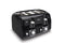SUNBEAM WIDE SLOT 4-SLICE TOASTER 3911 - BLACK - Like New