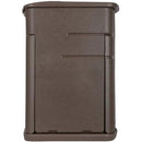 1828823 Rubbermaid Small Resin Outdoor Storage Deck Box (19 Gal) Mocha - Like New
