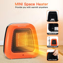 Brightown 400W Low Wattage Portable Personal Mini Heater PTC-002 - ORANGE - Like New