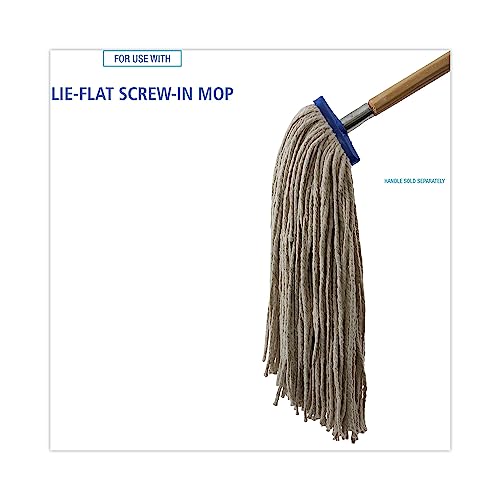 BOARDWALK 24OZ LIE FLAT CUT END MOP HEAD BWKCM22024 - WHITE - Like New