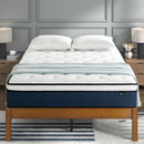 ZINUS 12" COMFORT SUPPORT HYBRID MATTRESS NEW VERSION KING FIBERGLASS FREE WHITE - Like New