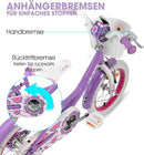 HILAND 12/14/16 INCH CHILDREN'S BICYCLE GIRLS 3-7 YEARS - PURPLE/PINK/WHITE - Like New