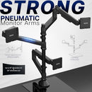 VIVO VESA Arm Triple Ultrawide Monitor Desk Stand Up To 49" STAND-V300FG Black - Brand New