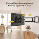 Mounting Dream Long Arm TV Wall Mount for Most 42-90 Inch TV, 40 Inch Extension - Like New