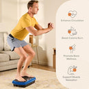 LIFEPRO HEXAPLATE VIBRATION PLATE EXERCISE MACHINE - BLUE/BLACK - Like New