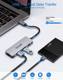 QGEEM USB C HUB, QGEEM 4-IN-1 USB C TO HDMI ADAPTER - GRAY - Like New