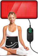 ROMISA 25” X 12.3”Large Red Light Therapy Pad Tri-Chip 312 LEDs 48W - BLACK - Like New