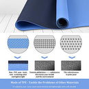 Yoga Mat, Non Slip Thick Yoga Mat with Backpack High Density exercise mat - Brand New