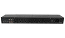 TECHNICAL PRO 1U RACK MOUNT DECIBEL METER DISPLAY+8 OUTLET DB30 - BLACK - Like New