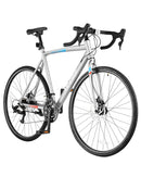 VEVOR ROAD BIKE, 700C WHEELS RACING BIKE, 14 SPEEDS ROAD BICYCLE - ALUMINUM - Like New
