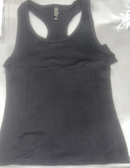 STUDIO 33 WOMEN'S SOLID SLEEVELESS RACERBACK TANK TOP - SIZE: WOMEN S - BLACK - Like New