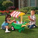 LITTLE TIKES 2-IN-1 GARDEN CART AND WHEELBARROW - MULTI - Brand New