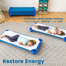 ECR4KIDS STREAMLINE COT READY-TO-ASSEMBLE STANDARD SIZE CLASSROOM - BLUE - Like New