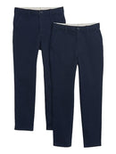 624856 GAP BOYS CHINO PANTS, TAPESTRY NAVY, SIZE 7 - Like New