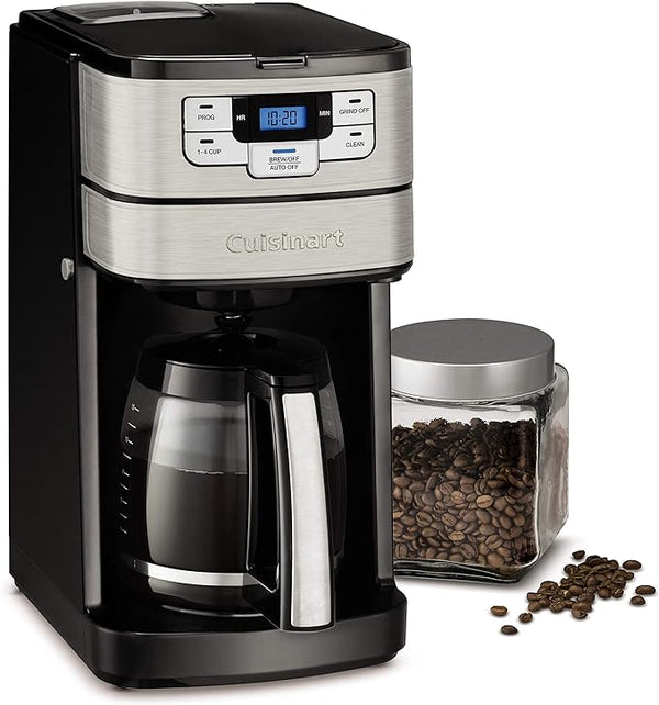 Cuisinart DGB-400 Automatic Grind Brew 12 Cup 1-4 Cup - Black/Stainless Steel Like New