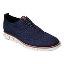 COLE HAAN MEN'S CASUAL DRESS ZEROGRAND STITCHLITE OXFORD - 10 MARINE BLUE/IVORY - Like New