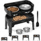 OIYEEFO 3 IN 1 Elevated Dog Bowls Mess Proof Raised 4 Height Adjustable - Black - Like New