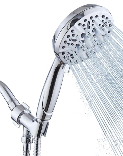 BOWGER SHOWER HEAD WITH HANDHELD HIGH PRESSURE-FULL BODY COVERAGE B01500 - Like New