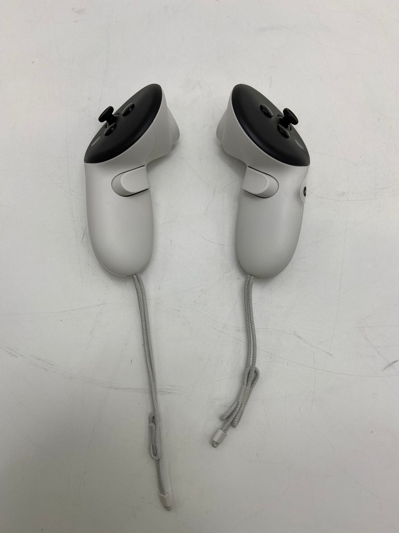 META OCULUS QUEST 3 VR CONTROLLERS LEFT & RIGHT PAIR - WHITE - Like New
