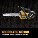 DEWALT 60V MAX 14 IN. 35 CC 60 V CHAINSAW KIT (BATTERY & CHARGER) - BLACK/YELLOW - Like New