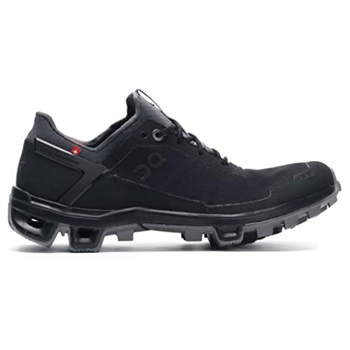 34.99613 ON Running Mens Cloudventure Peak Textile Synthetic Trainers Black Rock - Like New